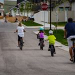 Fahrradtour mit der Familie