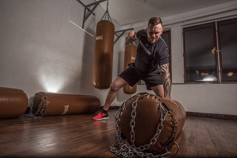 Boxsack als Alternative zum Punchingball