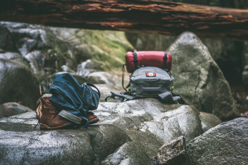 Hüttenschlafsack, Gepäck für die Übernachtung auf der Hütte