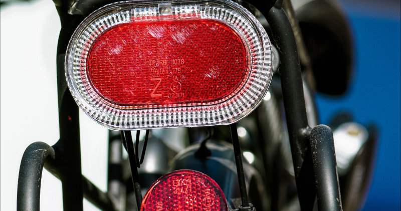 Fahrrad Rücklicht mit Reflektor