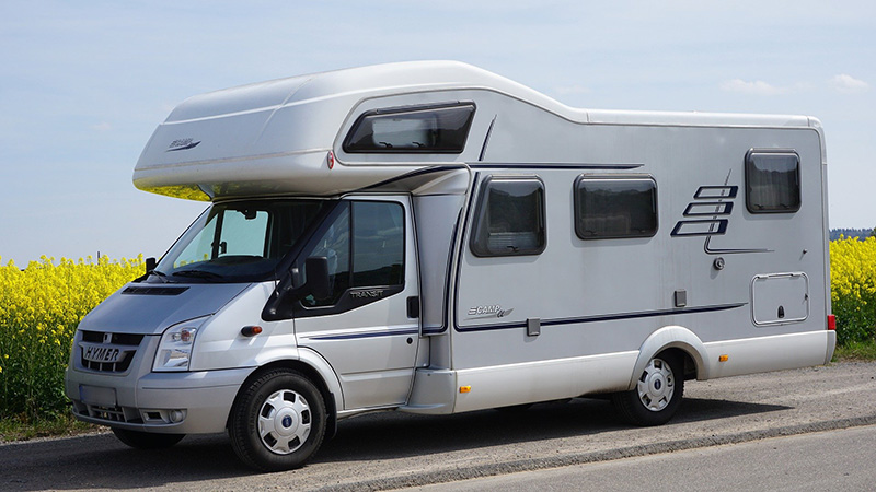 Camping mit einem Wohnmobil