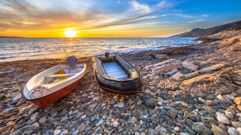 Schlauchboot oder Motorboot?