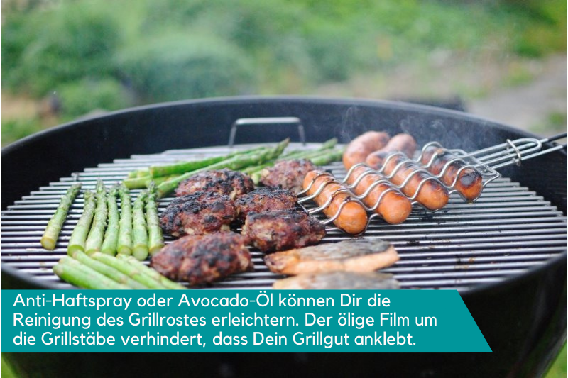 Fleisch und Gemüse grillen