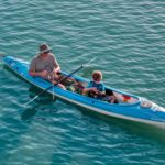 Paddelboot auf dem Wasser