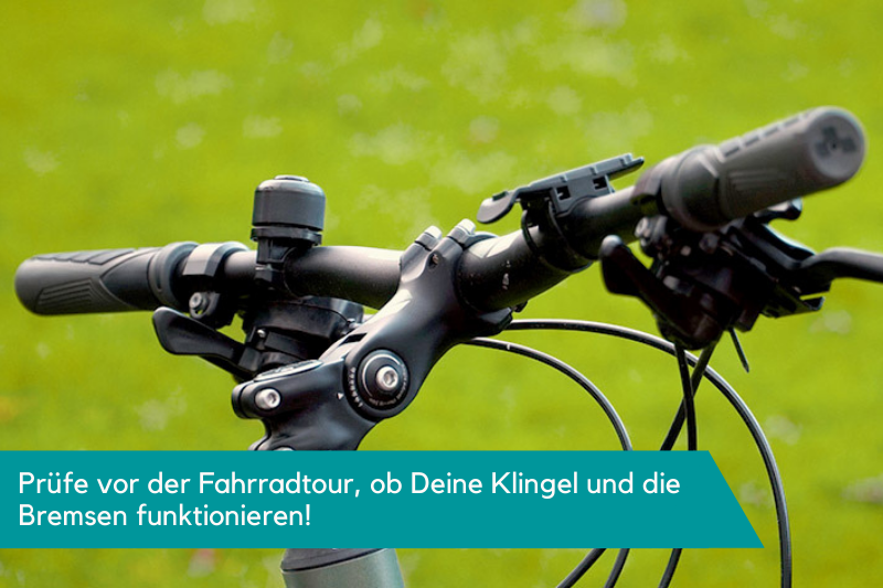 Fahrradlenker mit Klingel und Halterung