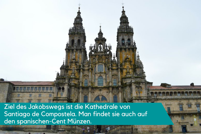 Ziel der Pilgerreise ist die Kathedrale von Santiago de Compostela