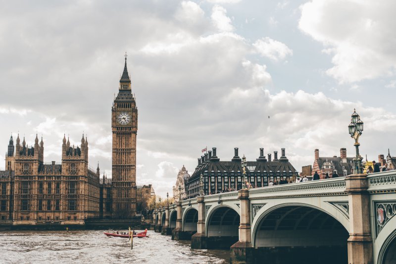 Big Ben bei wolkigem Himmel