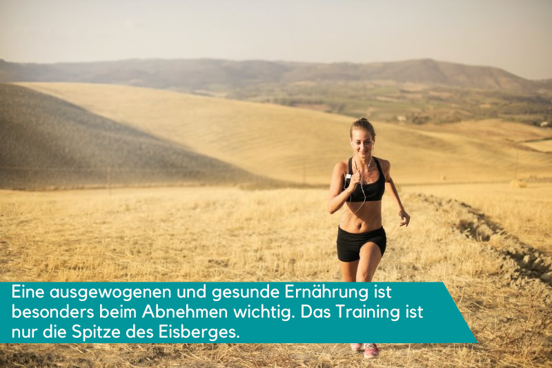 Frau cardio laufen gehen