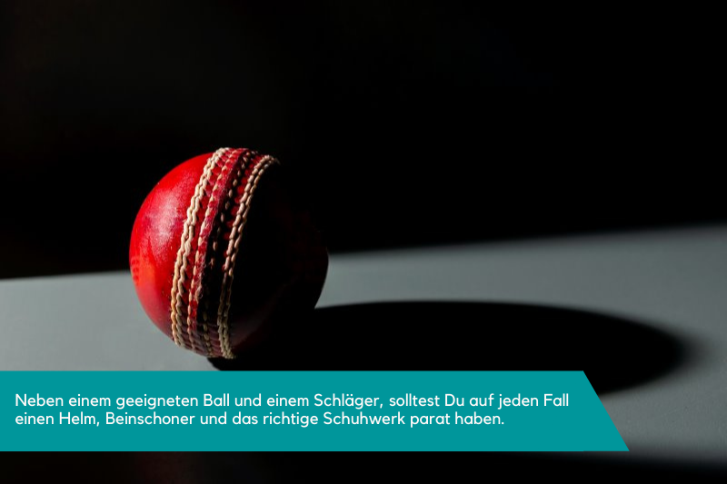 Auch im Bezug auf den Cricket-Ball gibt es klare Regeln.