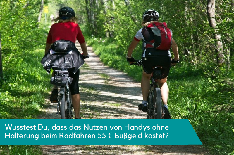 Fahrradtour im Wald