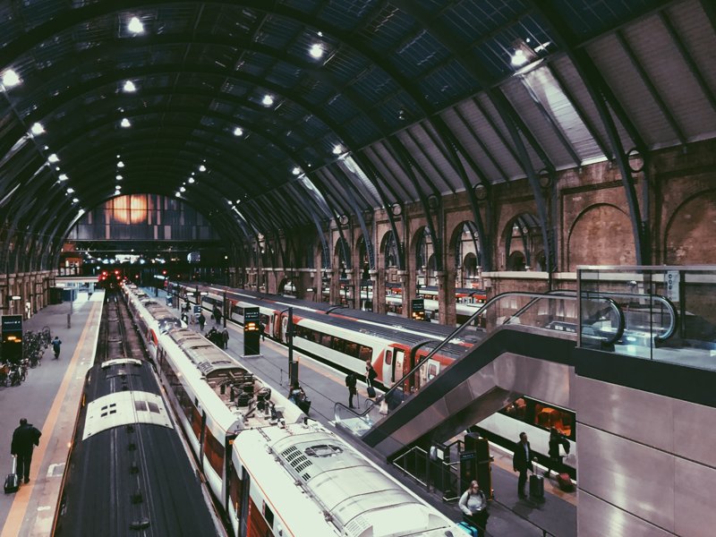 Bahnhof Kings Cross in London