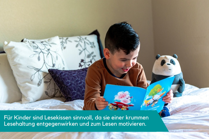 Lesekissen sind auch für Kinder geeignet