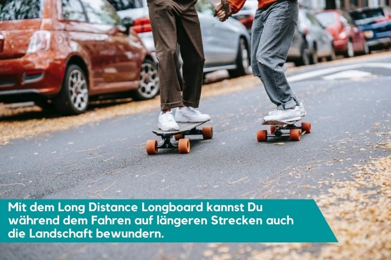 Longboarden in der Stadt