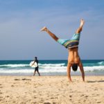 sport am Strand