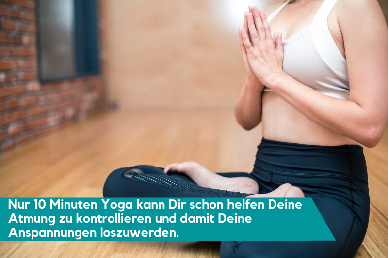 Yoga als Entspannung im Home Office