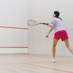 Squash-Match im Court