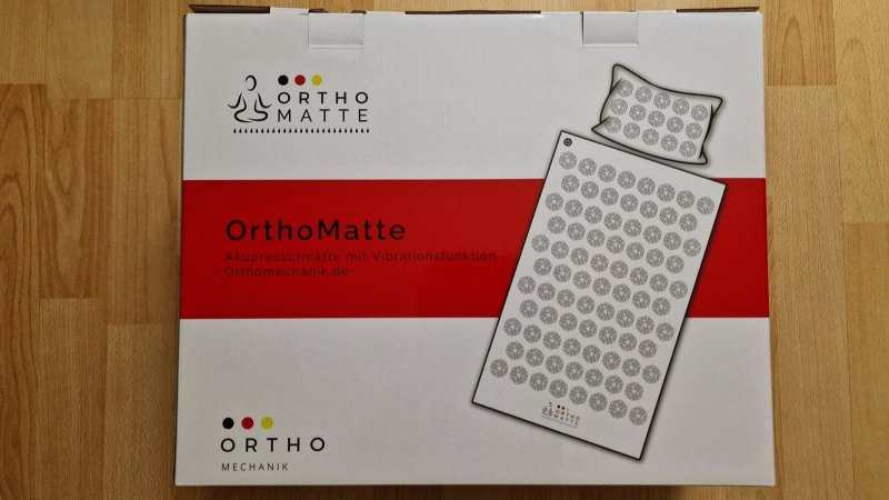 Die Verpackung der OrthoMatte.